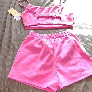 NWT 2-Piece Short Set
